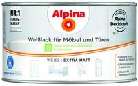 Wei&szlig;lack, F&uuml;r M&ouml;bel&t&uuml;ren, Extramatt, 300ml - Alpina