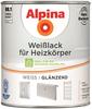 Alpina - Weißlack für Heizkörper, glänzend, 750ml