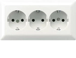Jung Kk-schuko-steckdose Aws 16a 250v 3-fach As 523 Ww