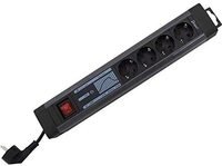 Rev - 0015462513 Steckdosenleiste Mit Schalter 4fach Schwarz Schutzkontakt 1 St.