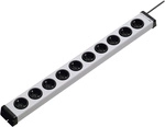 Ehmann - 0200x00102301 Steckdosenleiste 10fach Grau Schutzkontakt 1 St.