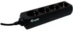 333281 Steckdosenleiste Schwarz 1 St. - Equip