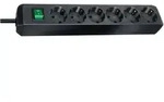 Brennenstuhl 1159500400 Steckdosenleiste Mit Schalter 6fach Schwarz Schutzkontakt 1