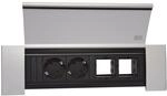 Bachmann - Steckdosenbox Power Frame Cover Data L: 299,1 Mm, B: 87,1 Mm Alu