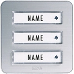 Kta-3 A/s Klingelplatte Mit Namensschild 3fach Silber 12 V/1 A - M-e