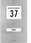 Klingeltaster Mit Led 1 Familienhaus Edelstahl Aufputz