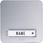 Kta-1 A/s Klingelplatte Mit Namensschild 1fach Silber 12 V/1 A - M-e