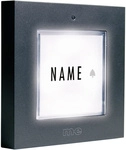 Ktb-1 A Klingelplatte Mit Namensschild 1fach Anthrazit 12 V/1 A - M-e