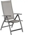 Vicenza Klappsessel 2er Set Aluminium/textil