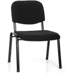 Konferenzstuhl / Besucherstuhl / Stuhl Xt 600 Xl Schwarz Hjh Office