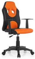 Kinderschreibtischstuhl / Kinderstuhl Kid Game Al Schwarz/orange Hjh Office