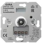 Gira - Lichtregel-potentiometer Up 6a 230v Einsatz 030900 Dreh/druckkn 50ma