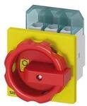 Lasttrennschalter Rot, Gelb 3polig 16 Mm&sup2; 25 A 690 V/ac Siemens 3ld21030tk53