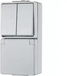 Jung Schuko&reg;-steckdose 16 A 250 V Mit Serienschalter 10 Ax 250 V , 16 A 250 V , Ip