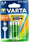 Varta - Rech.ac.solar Aa800mah Bli2 Mignon (aa)-akku Nimh 800 Mah 1.2 V 2 St.
