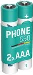 Telefon Akku Aaa 550mah 1,2v, 2 St&uuml;ck, Dect - Ansmann