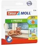 Tesa - Moll E-profil Gummidichtung - Selbstklebende Dichtung Zum Isolieren Von