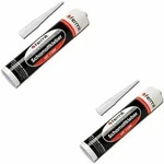 Fermit - 2x Schamottkleber Ht1100 310ml Feuerfester Ofen Kleber Schamott
