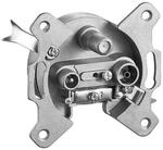 Antennendose 67046, 3-loch Stich-/enddose, 75ohm - Goobay