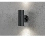 Konstsmide - Moderne Up-down Au&szlig;enwandleuchte Modena, H&ouml;he 19,5cm, Aluminium