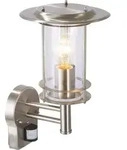 Lampe York Au&szlig;enwandleuchte Stehend Bewegungsmelder Edelstahl 1x A60, E27, 40w, G.f.