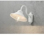 Konstsmide - Au&szlig;enwandleuchte Vega Im Landhausstil Aluminium Wei&szlig;, H&ouml;he 30cm