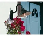 Konstsmide - Au&szlig;enwandleuchte Vega Im Landhausstil Aluminium Schwarz, H&ouml;he 30cm