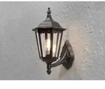Wandleuchte Firenze, Sechsstrebig, E27, Aluminium Schwarz