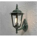 Wandleuchte Firenze, Vierstrebig, E27, Aluminium Gr&uuml;n, H&ouml;he 44 Cm
