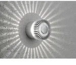 Runde Wandleuchte Monza F&uuml;r Effektvolle Beleuchtung, 3w, Massives Aluminium