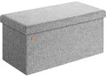 Casaria&reg; Sitzbank Mit Stauraum Faltbar Gepolstert Deckel Schlafzimmer Wohnzimmer