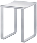 Plan Hocker 14982010038 Verchromt/lichtgrau - Keuco