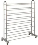 Wenko Schuhregal Giant Ausziehbar, Mit 4 Rollen, F&uuml;r Bis Zu 42 Paar Schuhe, Braun,