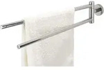 Tiger - Handtuchhalter 2 Armig Wand Boston, Handtuchstange Zweiarmig Zum Bohren,