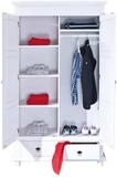 Danz Kleiderschrank 2-trg. Mit 2 Schubladen Breite 116 Cm, H&ouml;he 199 Cm Weiss.