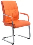 Besucherstuhl Xl Anubis Kunstleder Orange