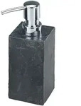 Wenko Seifenspender Slate Rock, Ca. 250 Ml, Schwarz, Polyresin Anthrazit