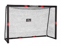 Hudora Pro Tect 240 Fu&szlig;balltor Schwarz Neonrot