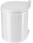 3555-001] Poubelle Hailo Compact-box M 15l Blanc