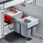 So-tech - Abfallsammler Raumspar Tandem Comfort 20 L/10 L/10 L/deckel Mit Kehr-set