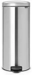 Brabantia - M&uuml;lleimer Mit Pedal, Edelstahl, Stahl Matt, 30 L