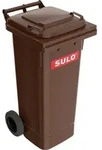 Sulo - M&uuml;llgro&szlig;beh&auml;lter 80 L Hdpe Braun Fahrbar, Nach En 840