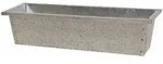 Blumenkasten, Silber, 50 X 18,5 X 11,5 Cm Stahlblech, Verzinkt
