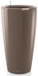 Lechuza&reg; Pflanzgef&auml;&szlig;e Rondo Premium 40 Taupe Hochglanz All-in-one