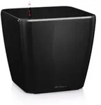 Lechuza - Pflanzgef&auml;&szlig;e Quadro Ls 43 Scarlet Rot Hochgl&auml;nzend All-in-one