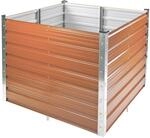 Dema - Metall Hochbeet Rosendaal Braun Gartenbeet Gem&uuml;sebeet Langlebig Verzinkt
