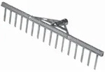 Aluminium-rechen 16 Zinken Arbeitsbreite 62 Cm
