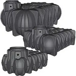 Graf Regenwasser-flachtank Platin 3000l Garten-komfort Begehbar