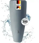 Garantia - 2in1 Wasserbeh&auml;lter 300 Liter Zinkgrau Inkl. Pflanzschale