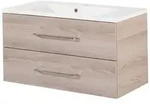 Fackelmann B.clever Waschtischset 90cm Korpusfarbe: Alaska-esche